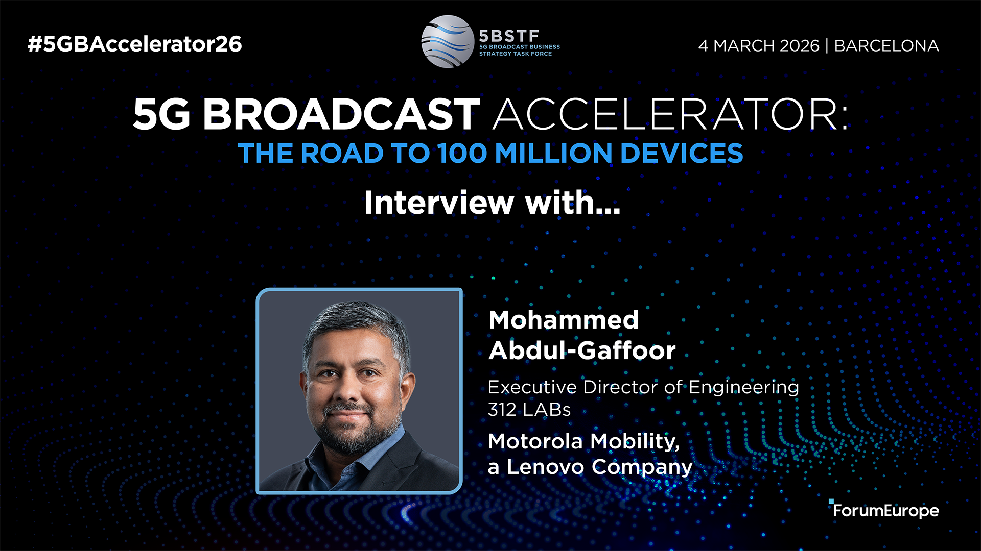 Interview: Mohammed Abdul-Gaffoor, Motorola Mobility